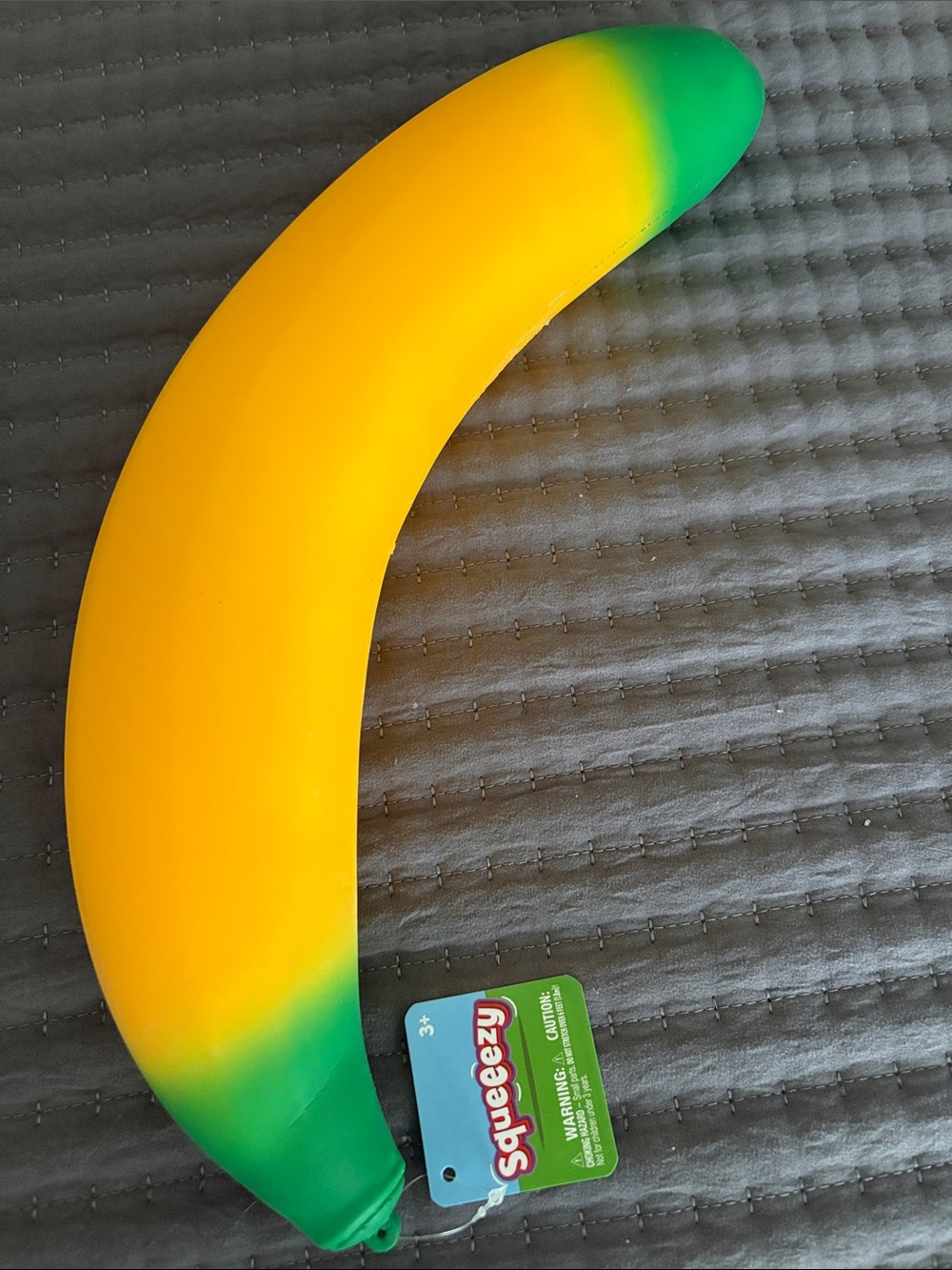 Yellow & Green Banana Squishy Toy - Kids Toys